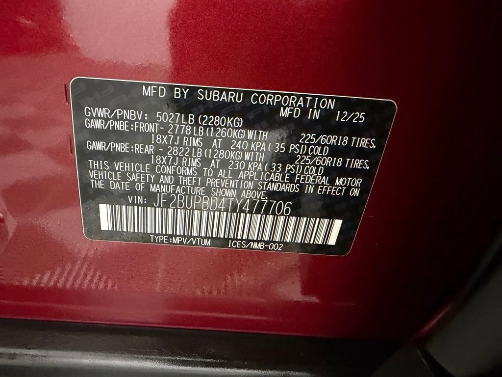 Used 2026 Subaru Outback Premium AWD/4WD image 35