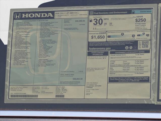 New 2026 Honda CR-V EX-L image 17