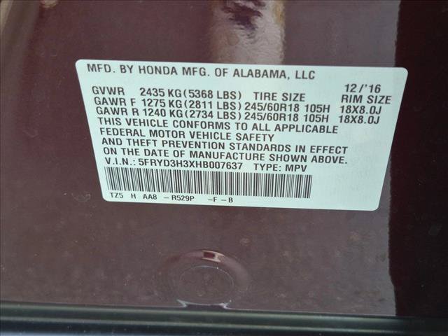 Certified 2017 Acura MDX FWD image 23