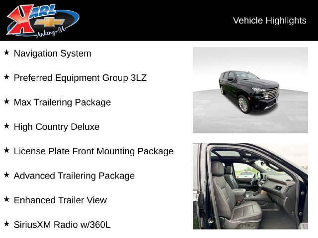 Used 2023 Chevrolet Tahoe High Country AWD/4WD image 2