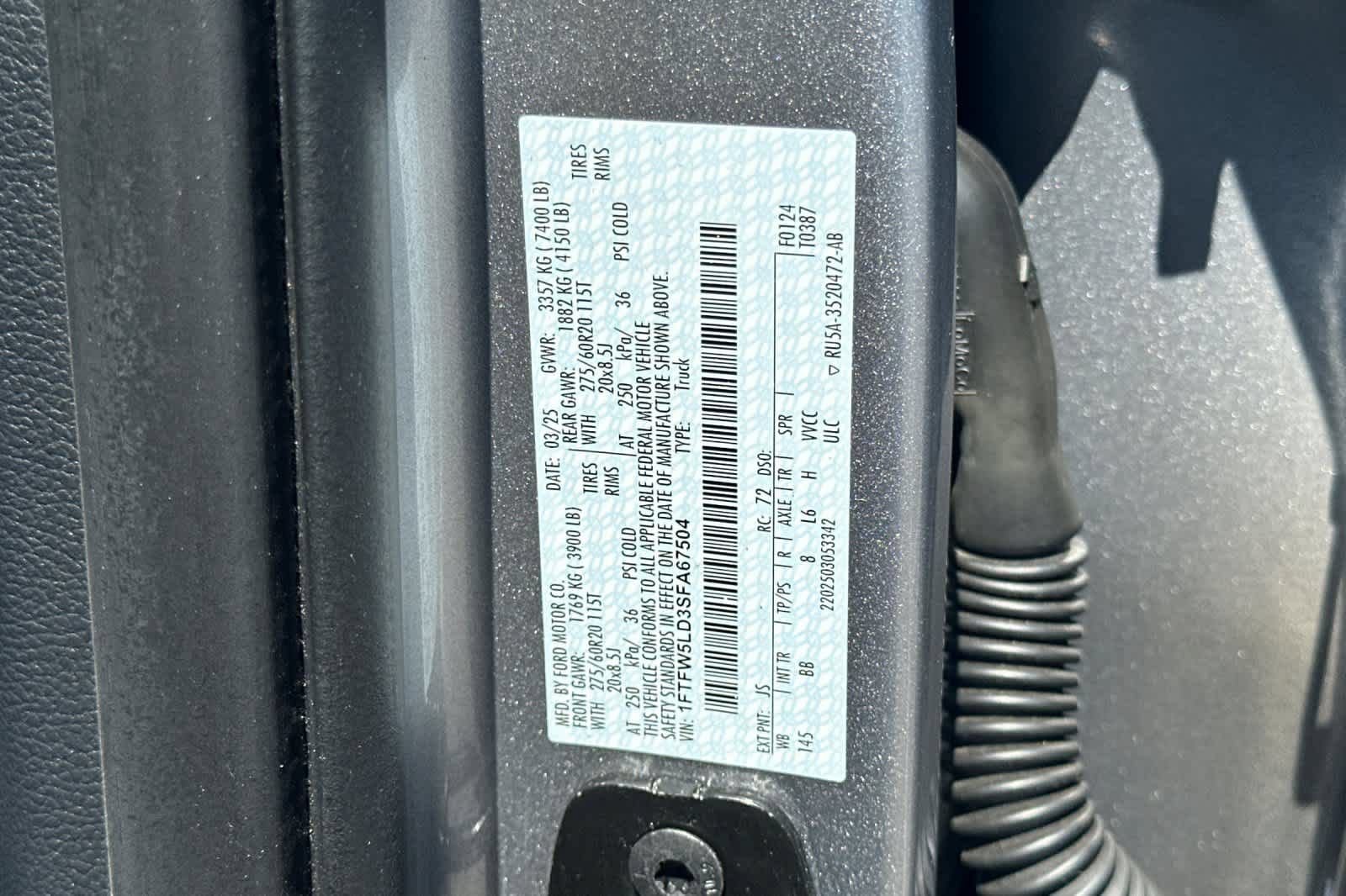 Certified 2025 Ford F150 Lariat w/ Equipment Group 502A High AWD/4WD image 30