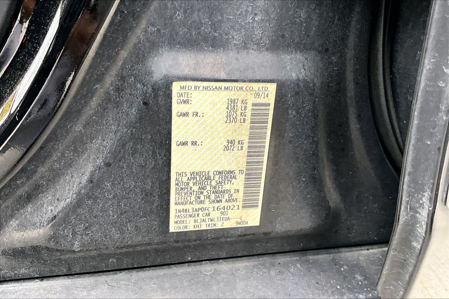 Used 2015 Nissan Altima 3.5 SL FWD image 32