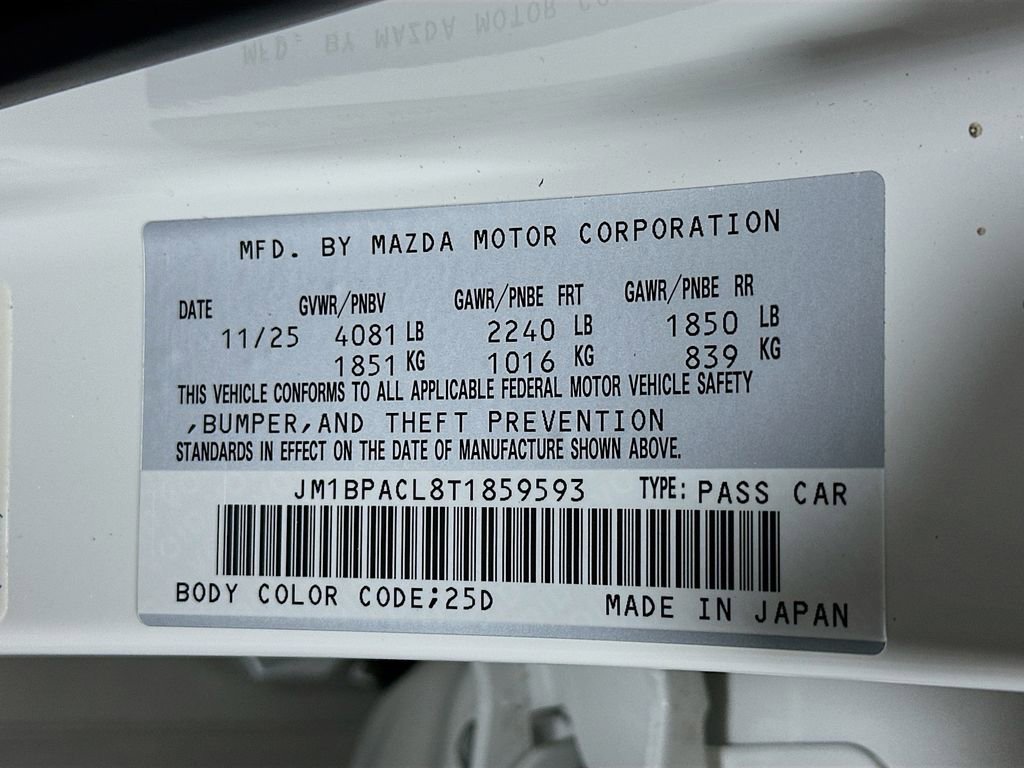 New 2026 MAZDA MAZDA3 2.5 S Sedan w/ Preferred Pkg image 7