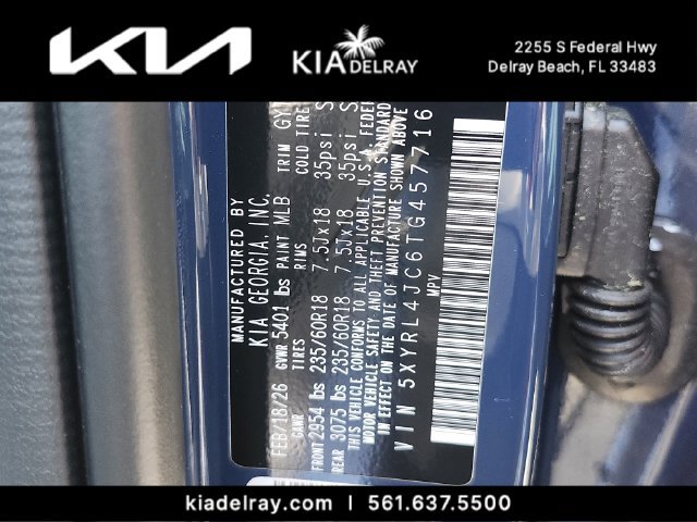 New 2026 Kia Sorento S w/ S Panoramic Sunroof Package FWD image 33