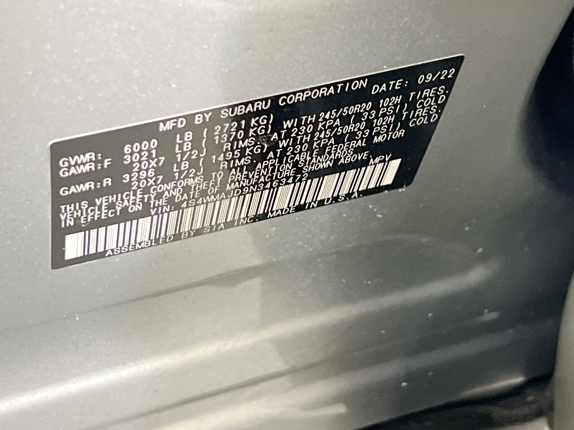 Used 2022 Subaru Ascent Onyx Edition image 32