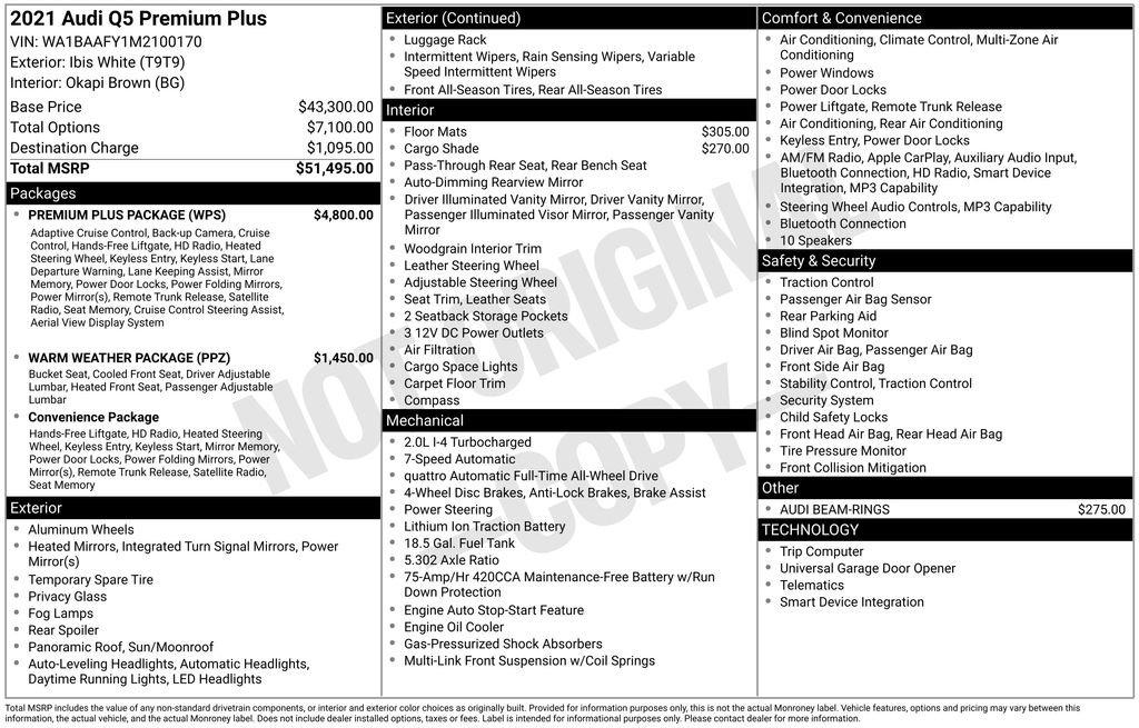 Used 2021 Audi Q5 2.0T Premium Plus w/ Premium Plus Package image 11