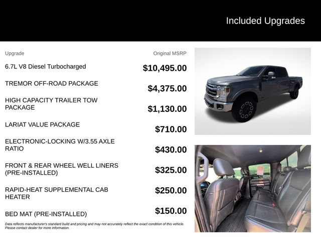 Used 2022 Ford F250 Lariat w/ Tremor Off-Road Package AWD/4WD image 5