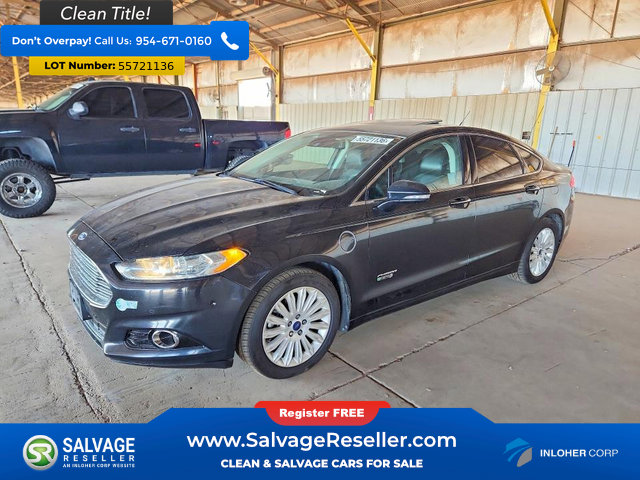 Used 2014 Ford Fusion Energi Titanium w/ Driver Assist Package FWD image 1