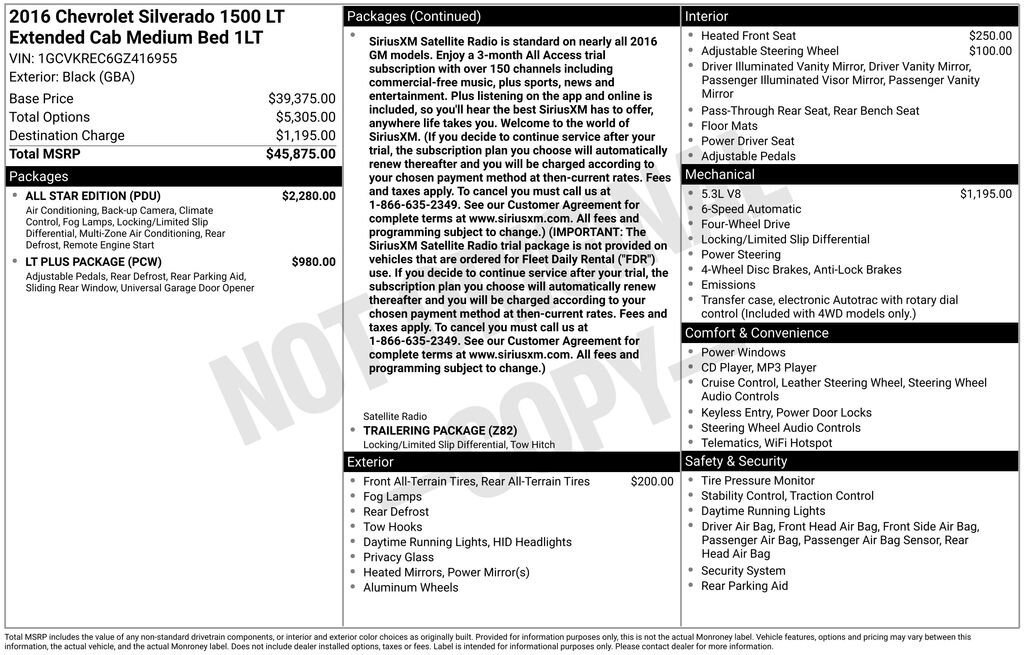 Used 2016 Chevrolet Silverado 1500 LT w/ All Star Edition image 11