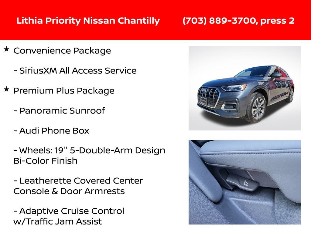 Used 2021 Audi Q5 2.0T Premium Plus w/ Premium Plus Package AWD/4WD image 18