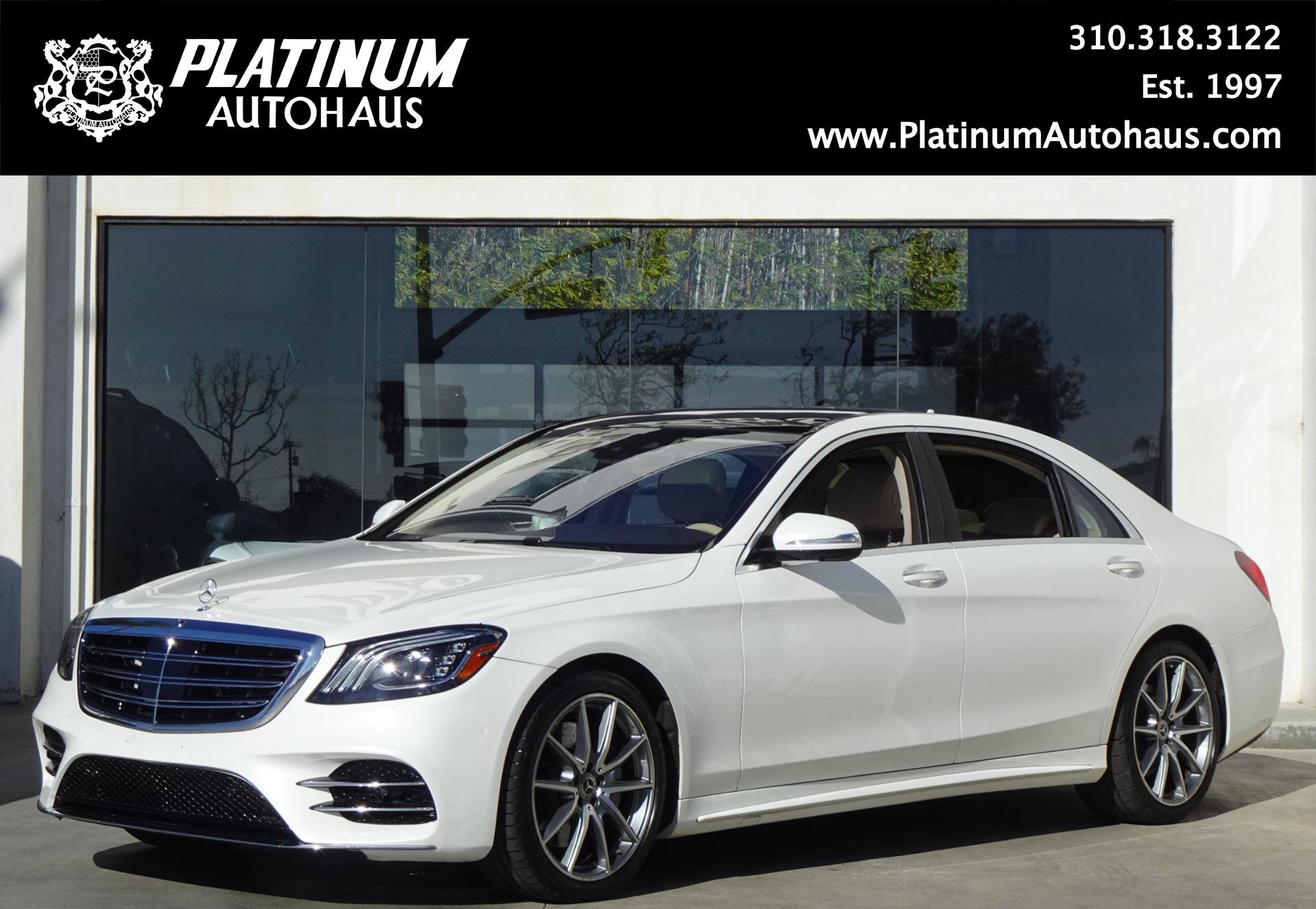 Used 2020 Mercedes-Benz S 450 Sedan w/ AMG Line Exterior image 1