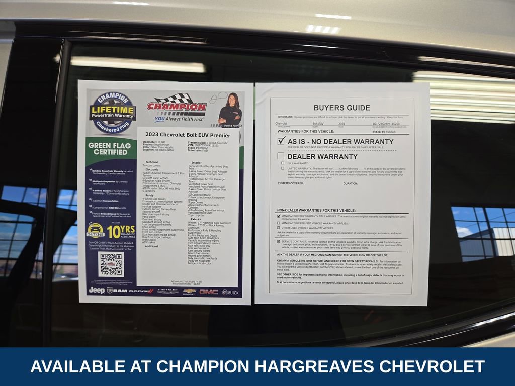 Certified 2023 Chevrolet Bolt EUV Premier w/ Super Cruise Package image 43