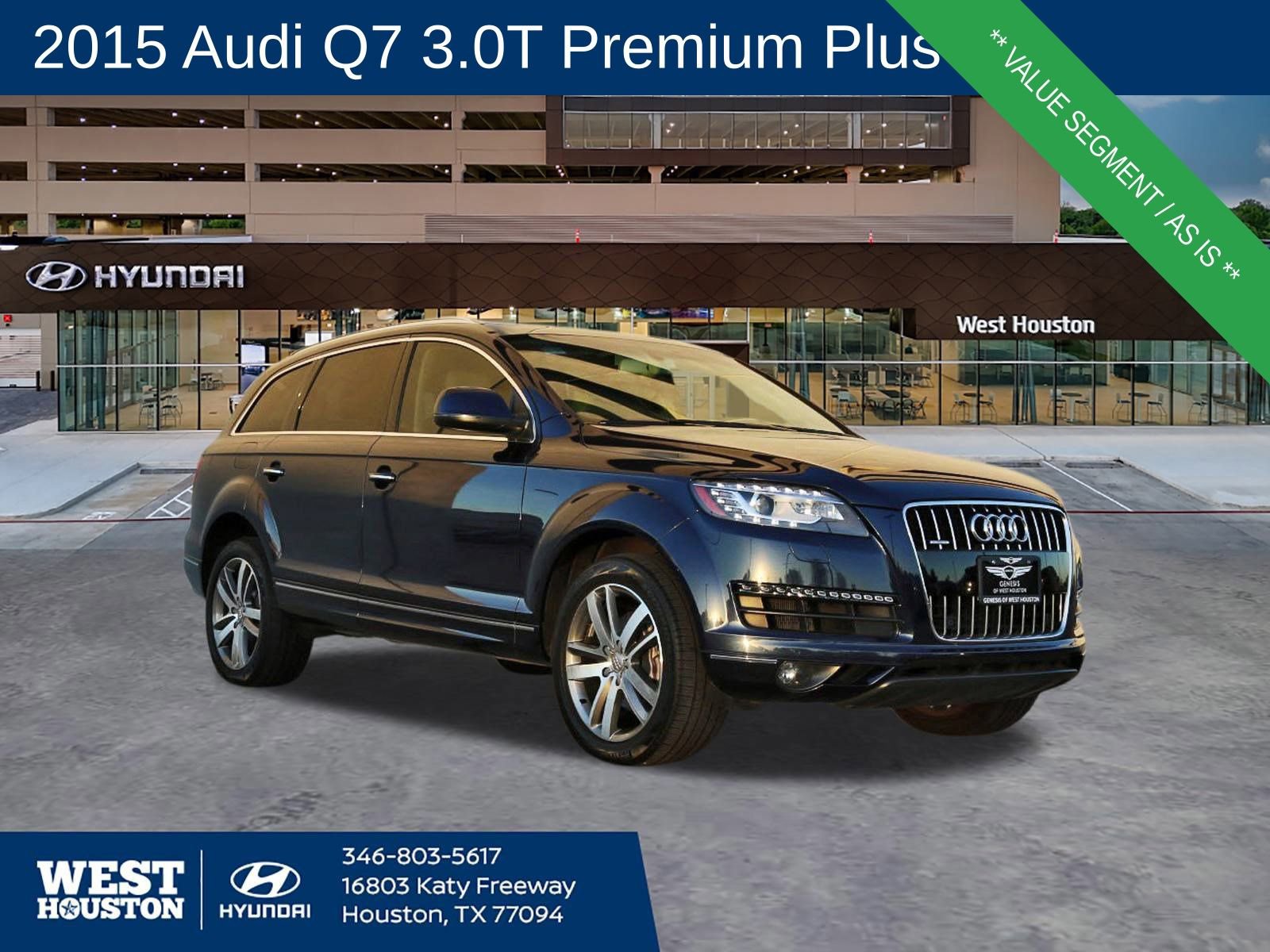 Used 2015 Audi Q7 3.0T Premium Plus w/ Premium Plus Package