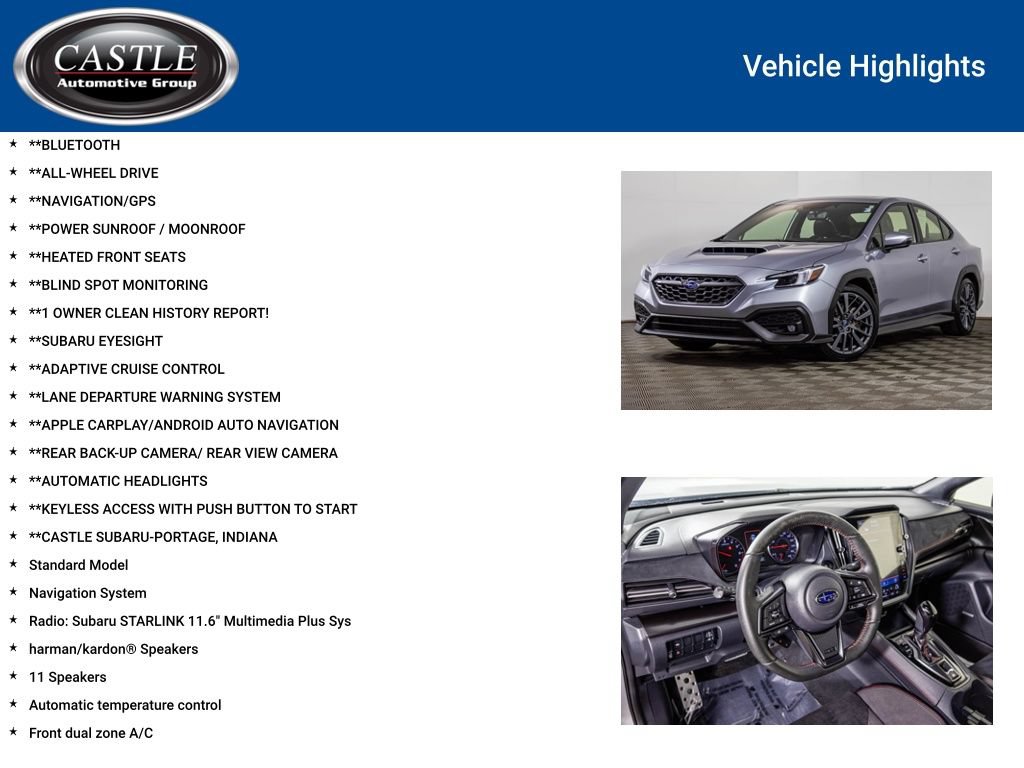 Used 2023 Subaru WRX GT AWD/4WD image 3