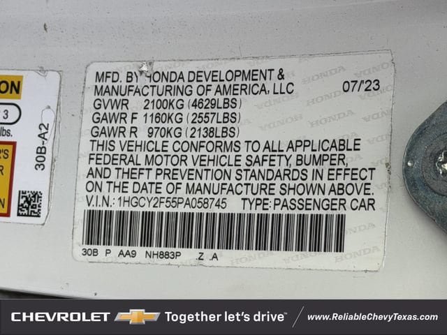 Used 2023 Honda Accord Sport image 32