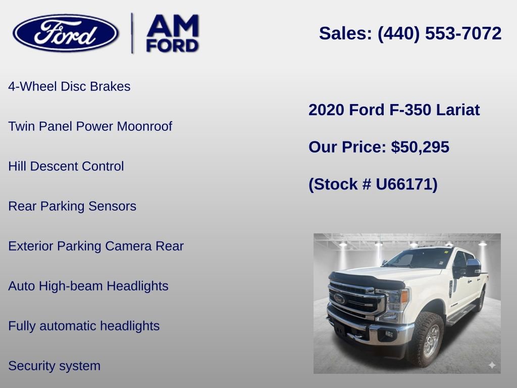 Used 2020 Ford F350 Lariat w/ Lariat Ultimate Package AWD/4WD image 30