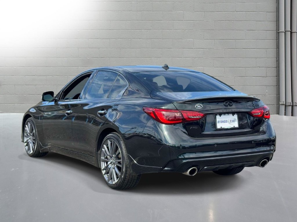 Used 2023 INFINITI Q50 Red Sport 400 w/ Black Opal Edition AWD/4WD image 6