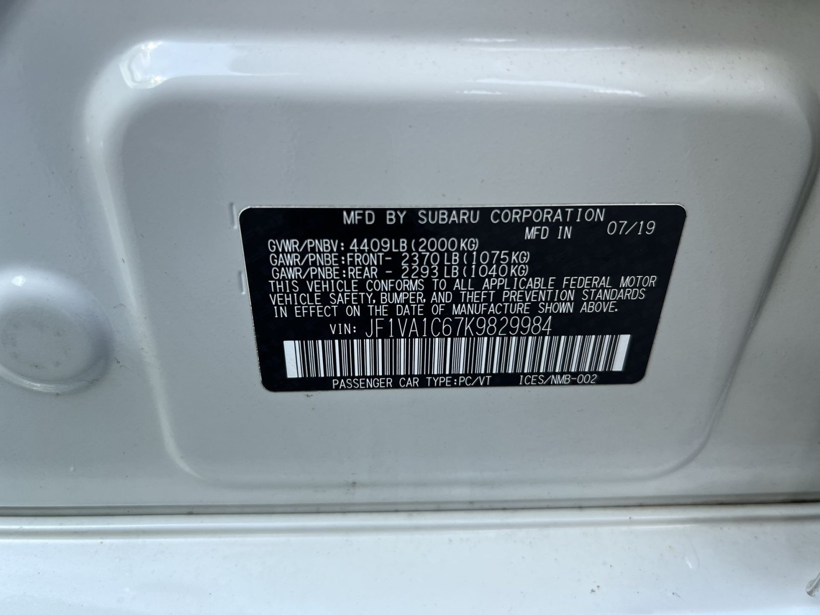 Used 2019 Subaru WRX Premium AWD/4WD image 27