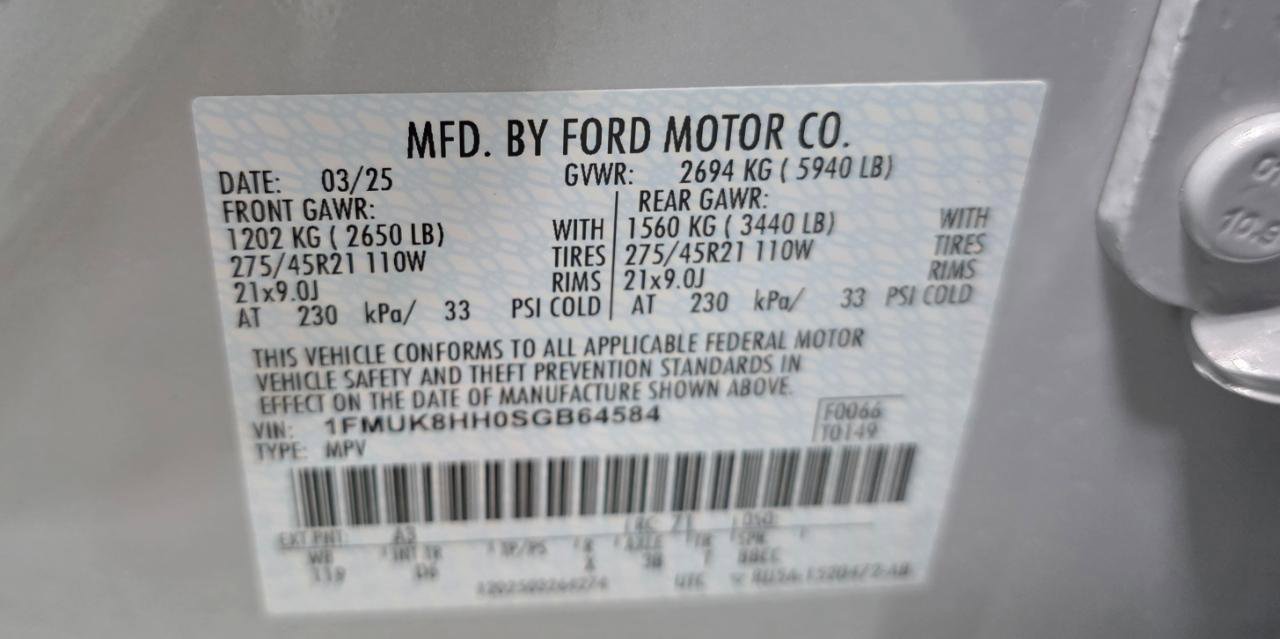 Used 2025 Ford Explorer Platinum w/ LUX Leather Package image 49