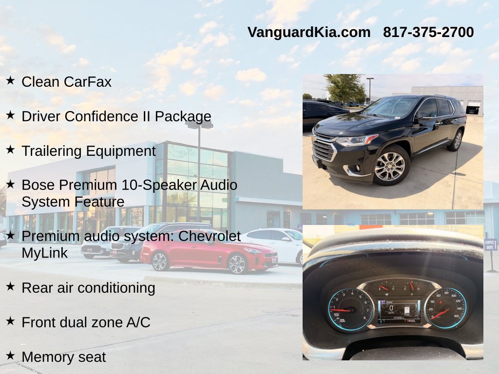 Used 2018 Chevrolet Traverse Premier w/ Driver Confidence II Package FWD image 6