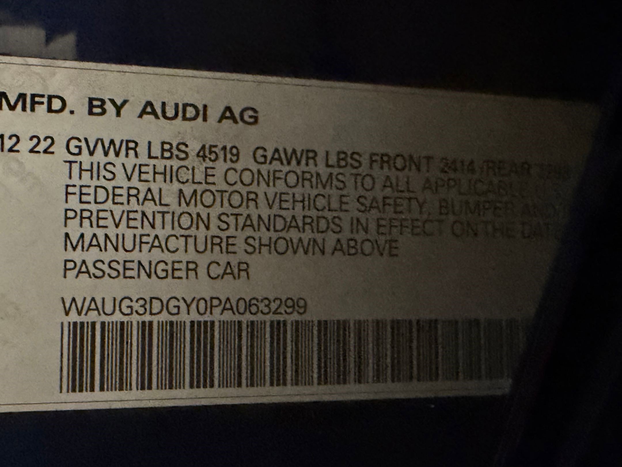 Certified 2023 Audi S3 Premium w/ Convenience Package AWD/4WD image 19