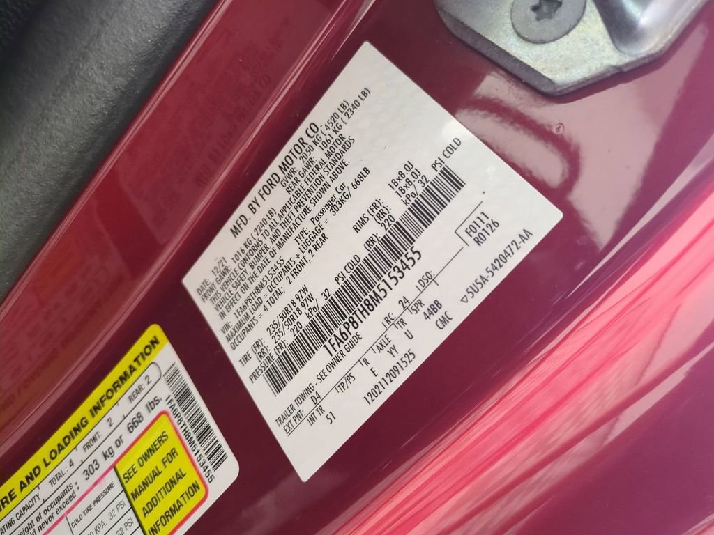 Used 2021 Ford Mustang Premium w/ Equipment Group 201A RWD image 37