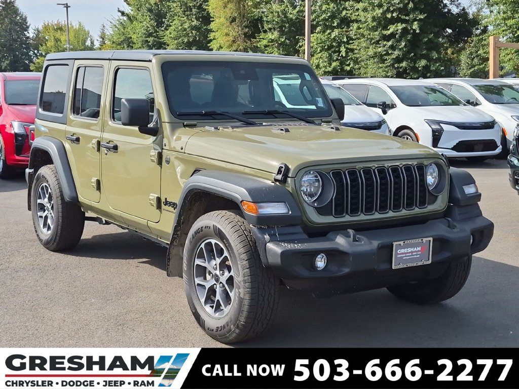 Certified 2025 Jeep Wrangler Unlimited Sport AWD/4WD image 1
