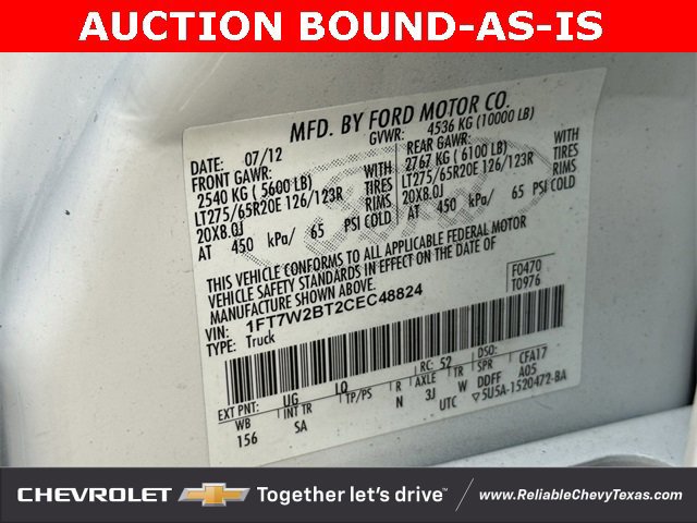 Used 2012 Ford F250 King Ranch w/ King Ranch w/Chrome Pkg image 36