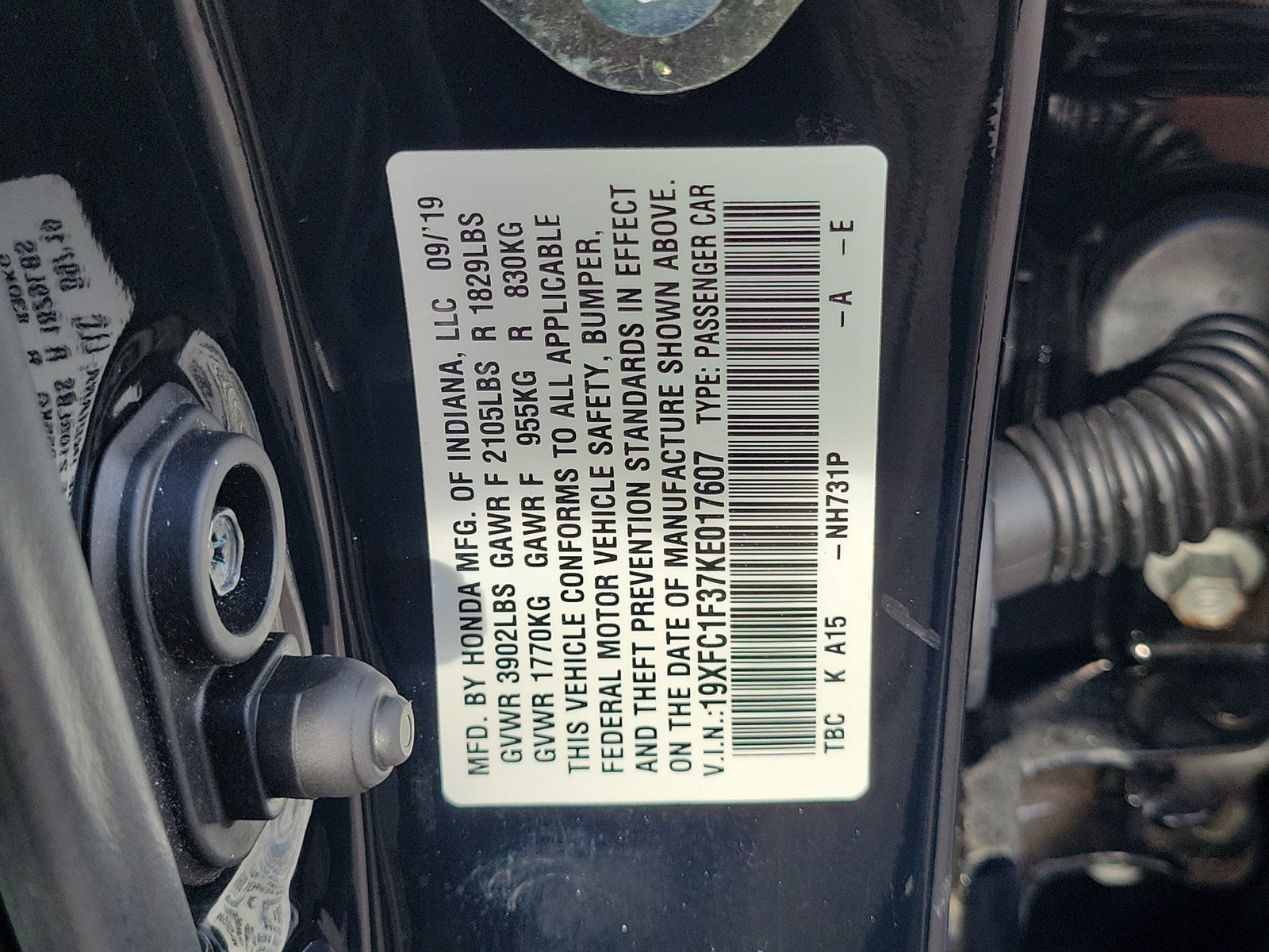Used 2019 Honda Civic EX image 33