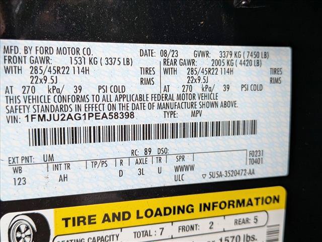 Certified 2023 Ford Expedition Limited AWD/4WD image 23