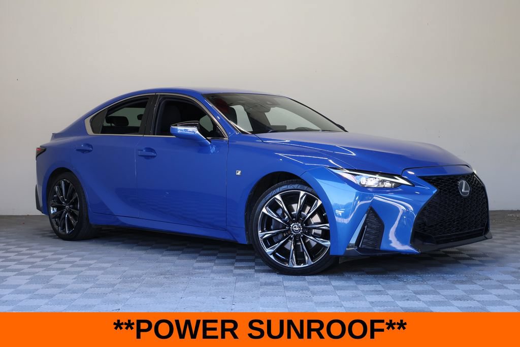 Used 2021 Lexus IS 350 F Sport w/ Accessory Package 2 AWD/4WD image 2