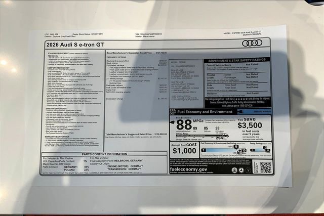 New 2026 Audi S e-tron GT Premium Plus AWD/4WD image 13