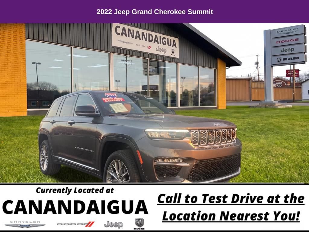 Used 2022 Jeep Grand Cherokee Summit AWD/4WD image 1