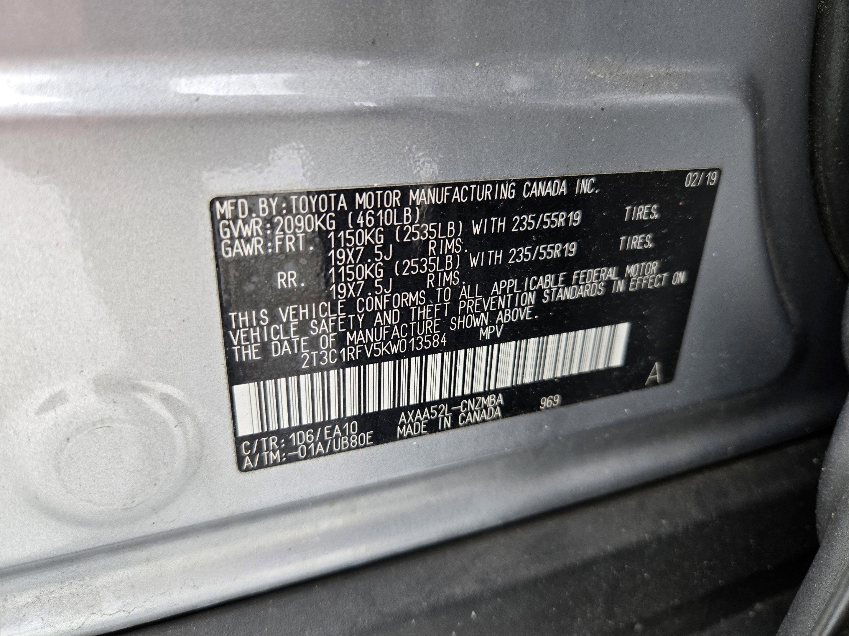 Used 2019 Toyota RAV4 XLE Premium FWD image 30
