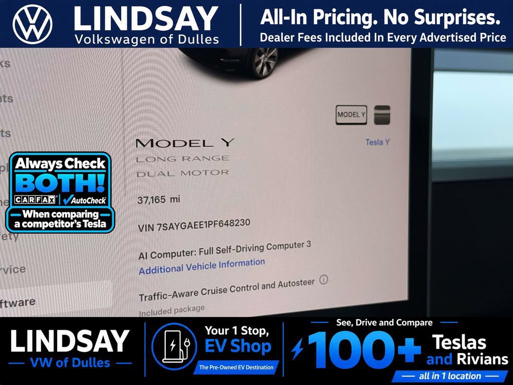 Used 2023 Tesla Model Y Long Range AWD/4WD image 21