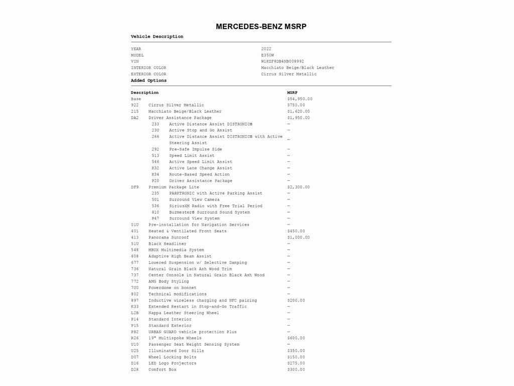 Used 2022 Mercedes-Benz E 350 Sedan image 2