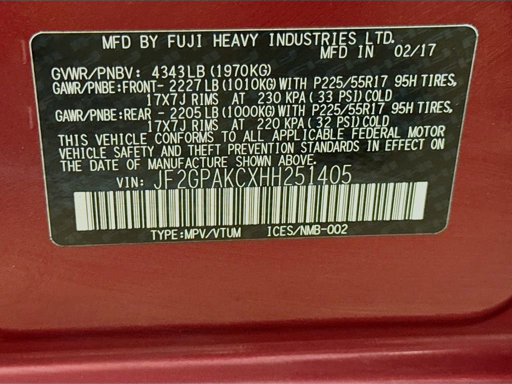Used 2017 Subaru Crosstrek 2.0i Limited w/ Popular Package #2 AWD/4WD image 30