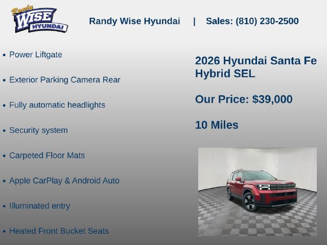 New 2026 Hyundai Santa Fe SEL AWD/4WD image 10