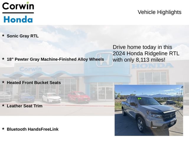 Used 2024 Honda Ridgeline RTL image 6