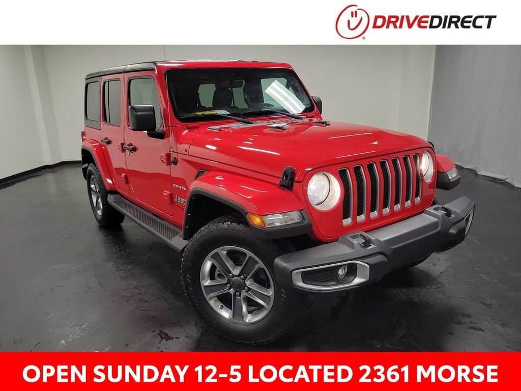 Used 2022 Jeep Wrangler Unlimited Sahara w/ Cold Weather Group AWD/4WD image 1