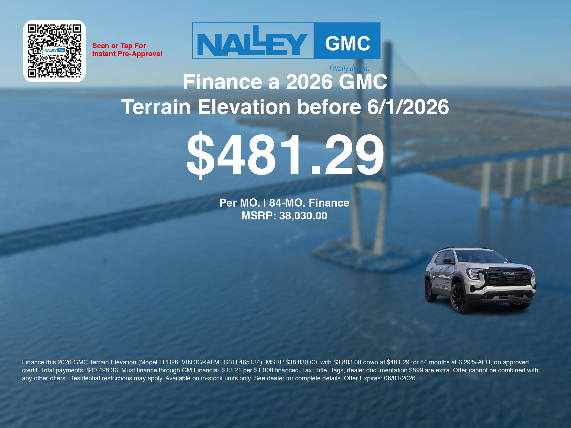 New 2026 GMC Terrain Elevation w/ Elevation Premium Package FWD image 7