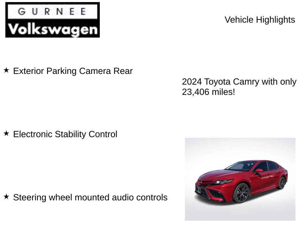 Used 2024 Toyota Camry SE FWD image 7