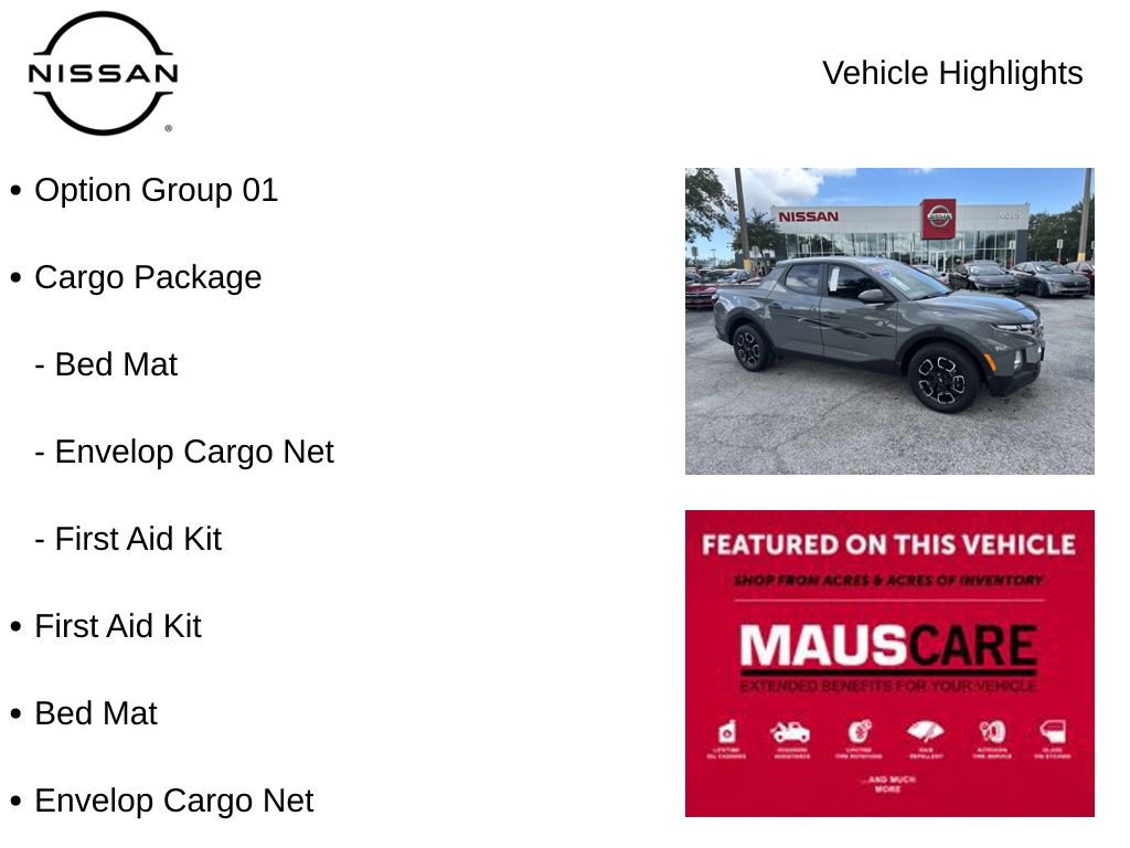 Used 2023 Hyundai Santa Cruz SEL w/ Cargo Package FWD image 8
