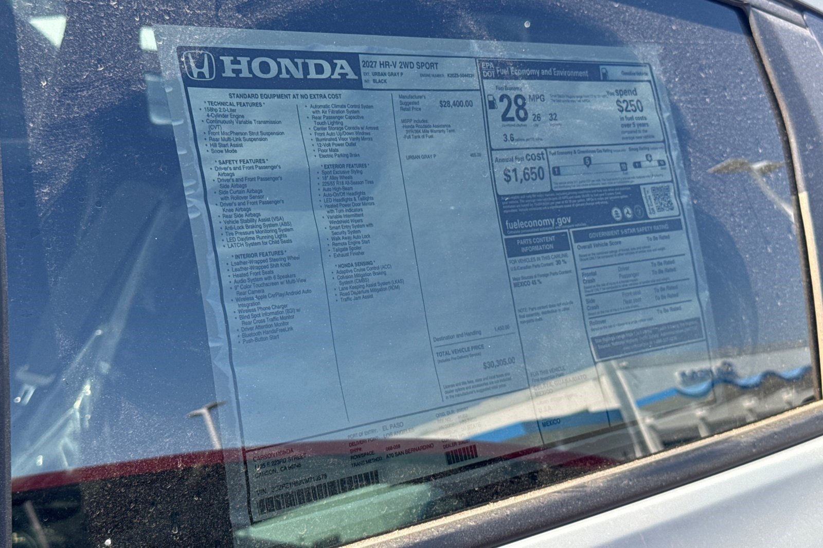 New 2027 Honda HR-V Sport image 32