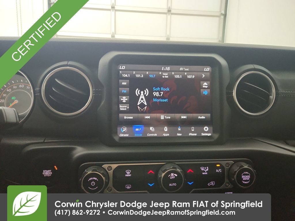 Certified 2020 Jeep Gladiator Overland AWD/4WD image 24