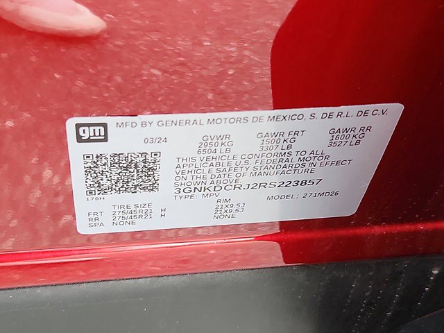 Certified 2024 Chevrolet Blazer EV RS AWD/4WD image 24