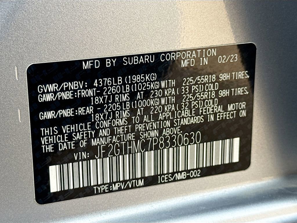 Used 2023 Subaru Crosstrek 2.5i Limited w/ Moonroof Package image 31