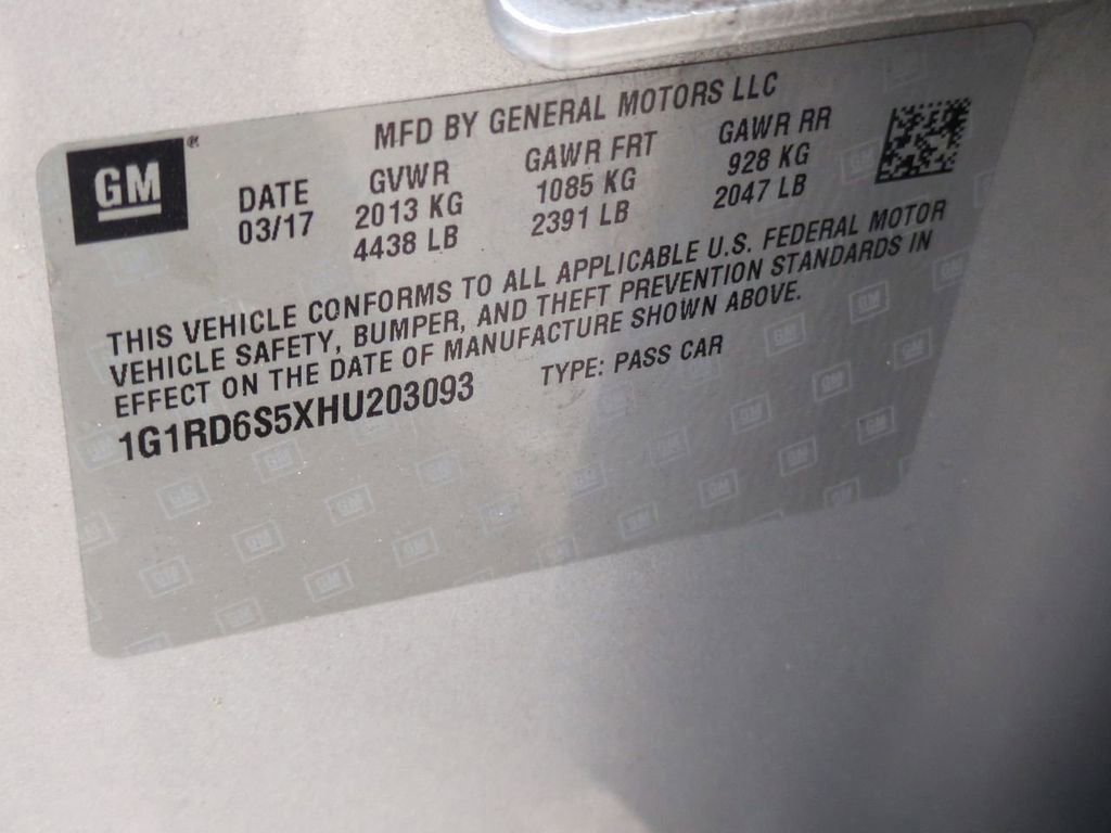 Used 2017 Chevrolet Volt Premier w/ Driver Confidence II Package image 33