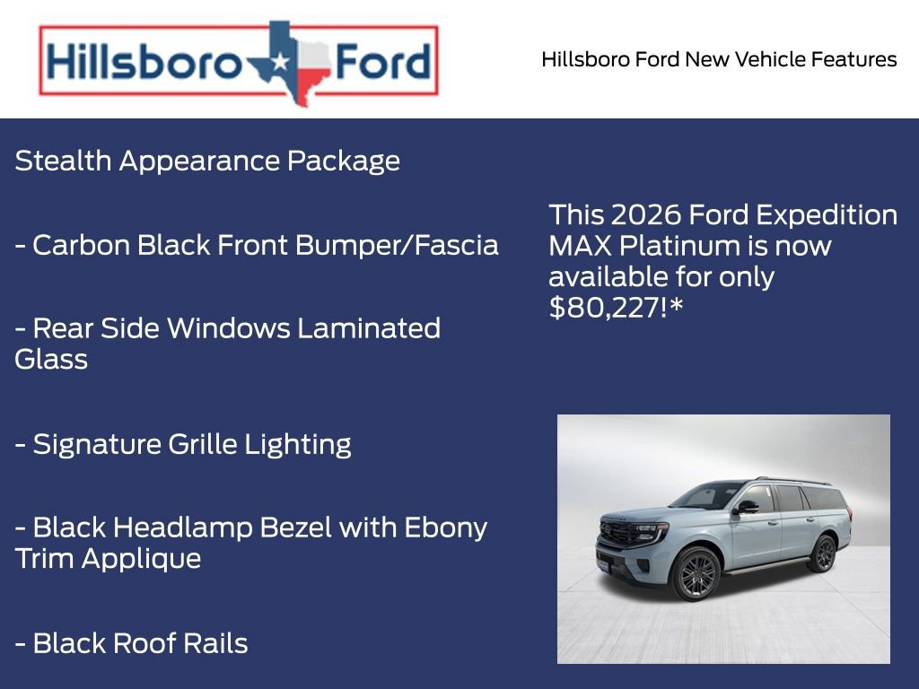 New 2026 Ford Expedition Max Platinum w/ Stealth Appearance Package AWD/4WD image 15