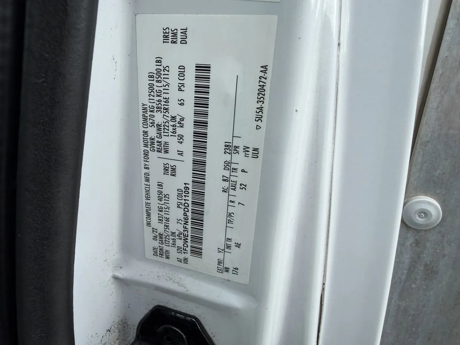 Used 2023 Ford E-350 and Econoline 350 Super Duty w/ Driver's Safety Package RWD image 17